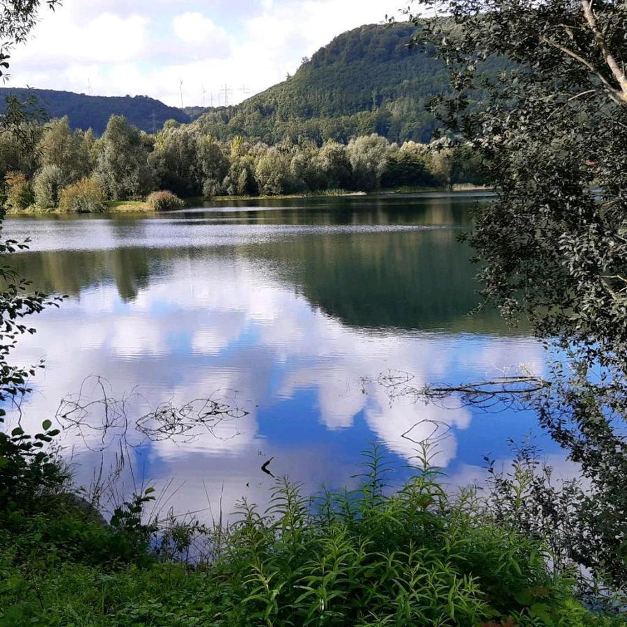 Ferienhaus Am Weserberglandsee Lauenforde Exteriör bild